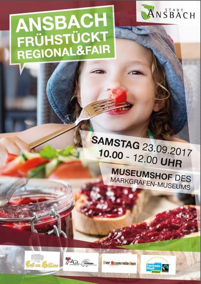 Bild vergrößern: Ansbach frühstückt regional & fair