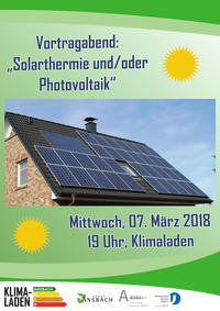 Vortrag Solarthermie / Photovoltaik