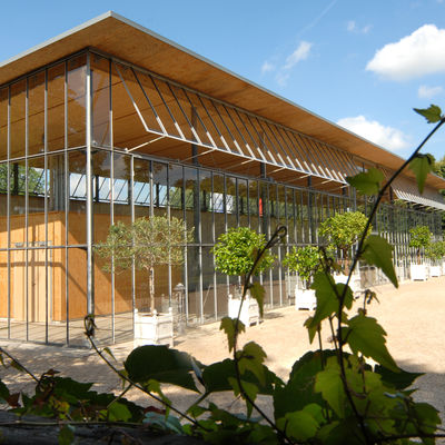 Bild vergrößern: Das Citrushaus im Hofgarten zum Überwintern der mediterranen Kübelpflanzen