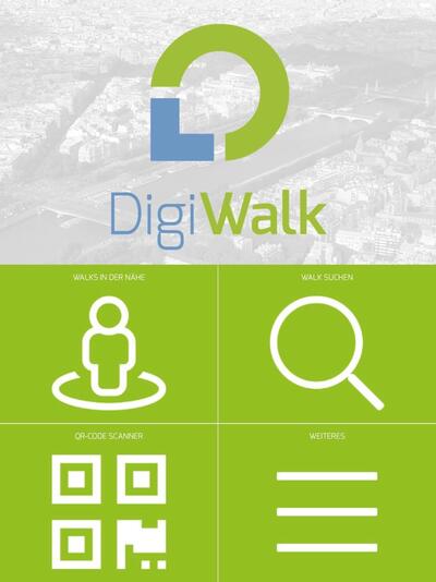 Bild vergrößern: DigiWalk App