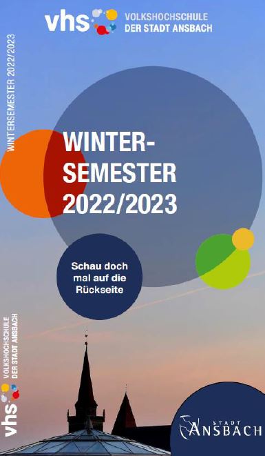 Bild vergrößern: Neues vhs Programm zum Wintersemester 2022/23