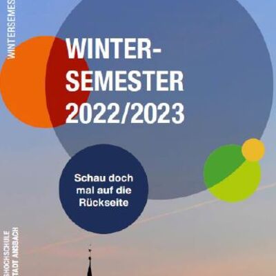 Neues vhs Programm zum Wintersemester 2022/23