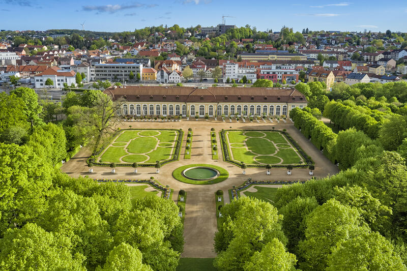 Bild vergrößern: Hofgarten Ansbach - ein barockes Juwel