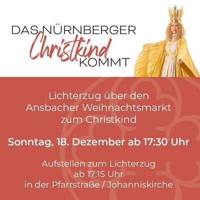 Nürnberger Christkind in Ansbach