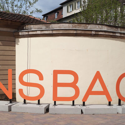 Bild vergrößern: Projekt aus der Citywerkstatt Ansbach: Ansbach-Buchstaben als neues Fotomotiv
