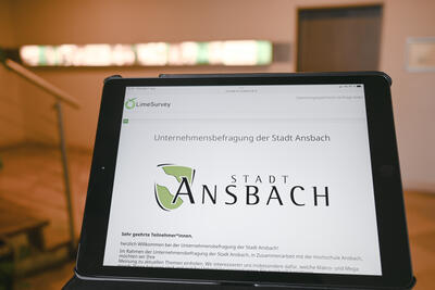 Bild vergrößern: Unternehmensbefragung der Stadt Ansbach