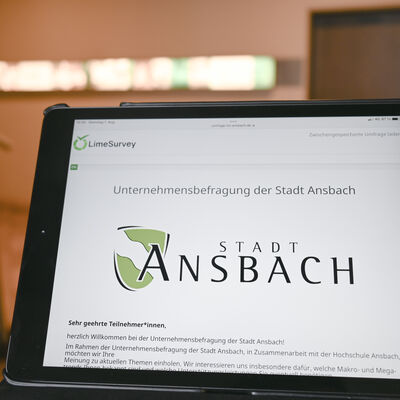 Unternehmensbefragung der Stadt Ansbach