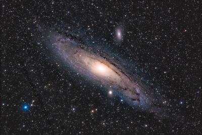 Bild vergrößern: Andromeda Galaxie aus Ansbach fotografiert