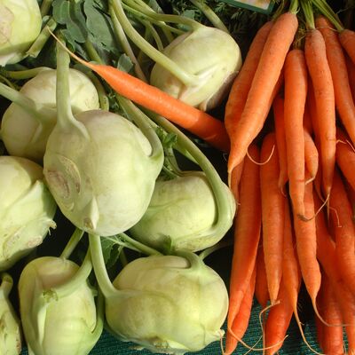Gem&uuml;se auf dem Markt