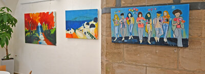 Ausstellung von Sibylle Herrmann in der Gotischen Halle 