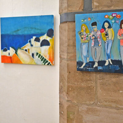 Ausstellung von Sibylle Herrmann in der Gotischen Halle 