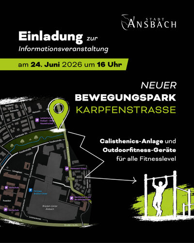 Bild vergr��ern: Einladung Bewegungspark Karpfenstra�e