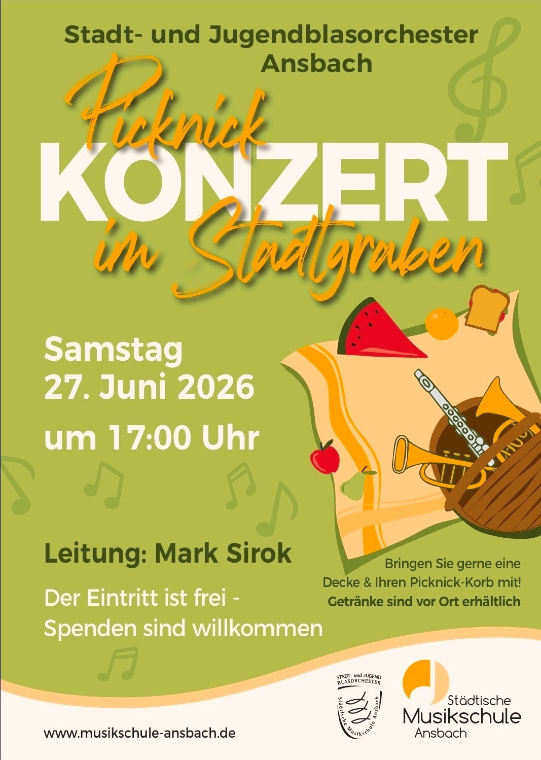 Bild vergr&ouml;&szlig;ern: Picknick-Konzert St&auml;dtische Musikschule
