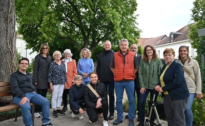 Bild vergr��ern: Einweihung des neuen Klimagartens in Ansbach