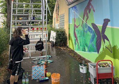 Bild vergr��ern: Vergangene Sprayaktion