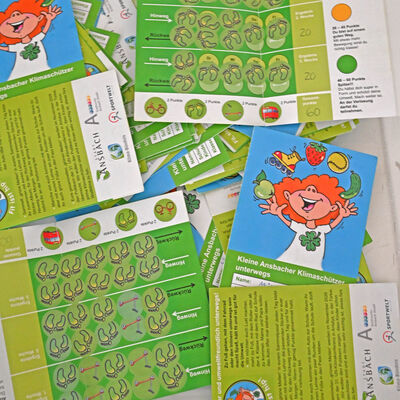 Die Gr&uuml;nen Meilen haben die Kinder gesammelt 