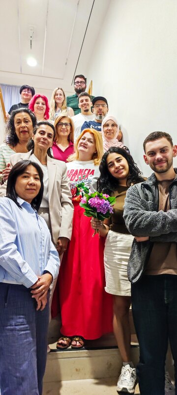 Bild vergr��ern: Die neugew�hlten Mitglieder des Integrationsbeirats (im Bild fehlt Mouad Bouzid). 