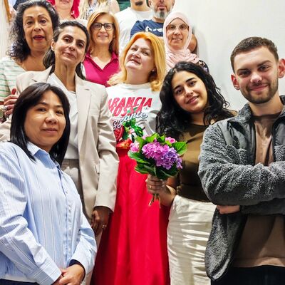 Die neugew&auml;hlten Mitglieder des Integrationsbeirats (im Bild fehlt Mouad Bouzid). 