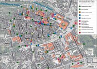 &Uuml;bersicht der K&uuml;hlen Orte in der Kernstadt Ansbach