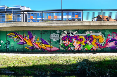Bild vergr��ern: Urban Impressions 2025 - entlang der Rezat und der Residenzstra�e
