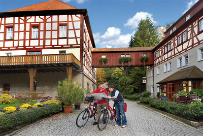 Bild vergrößern: Radfahren in der Region (Wildbad Burgbernheim)